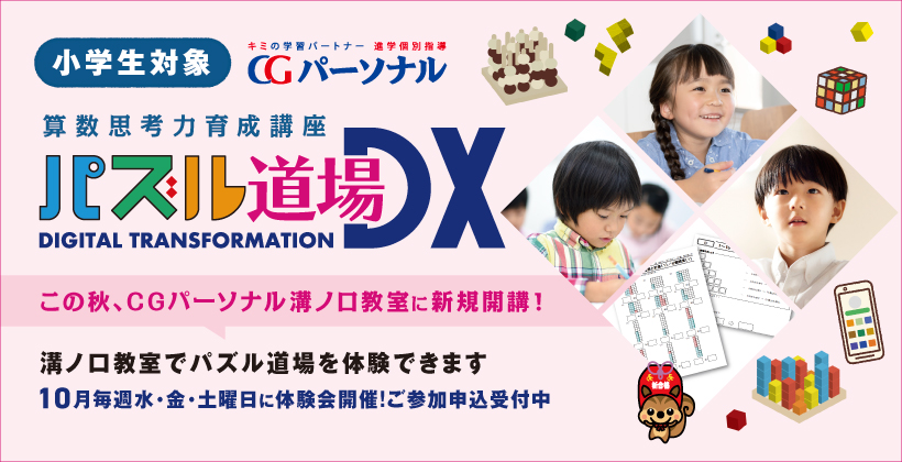 パズル道場溝ノ口教室 体験会受付中 イベント Cgパーソナル 神奈川県 横浜市の個別指導塾